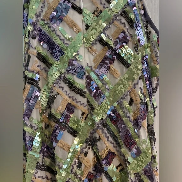 Veronica Beard Cherie Sequin Halter Bodycon Dress - Picture 11 of 13